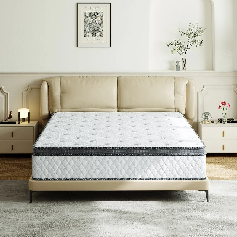 Babo Care 10'' Medium Hybrid Gel Memory Foam Mattress In a Box