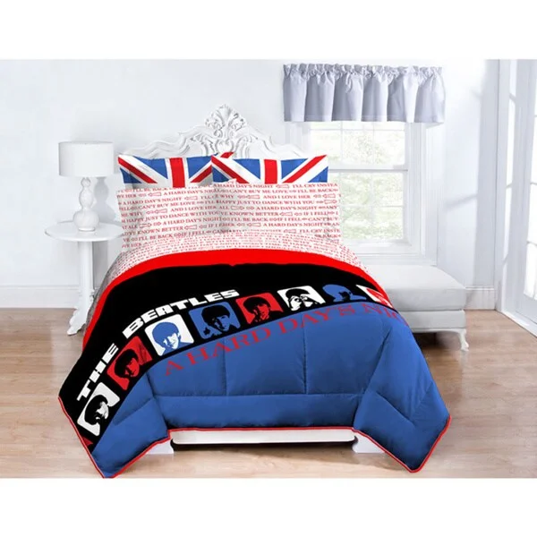 Beatles Hard Days Night 7-Piece Bedding Collection