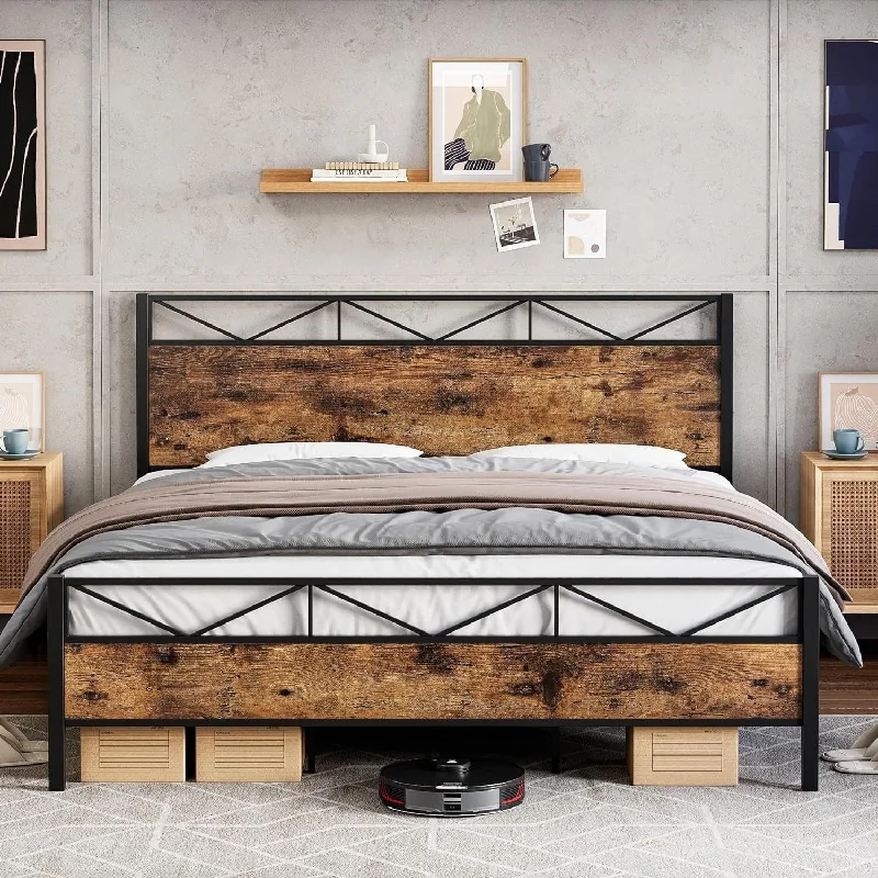 Bed Frame with Headboard