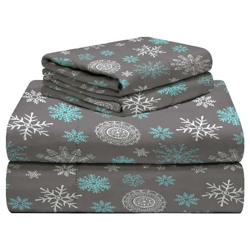 Snowflakes Grey