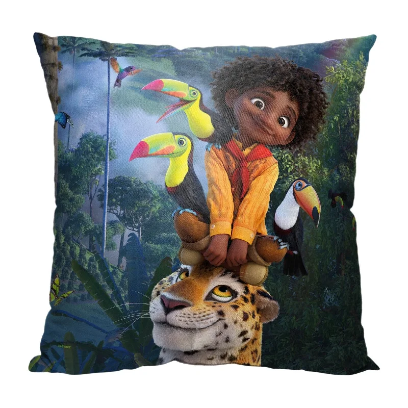 Disney Encanto Jungle Meetup 18 Inch Throw Pillow