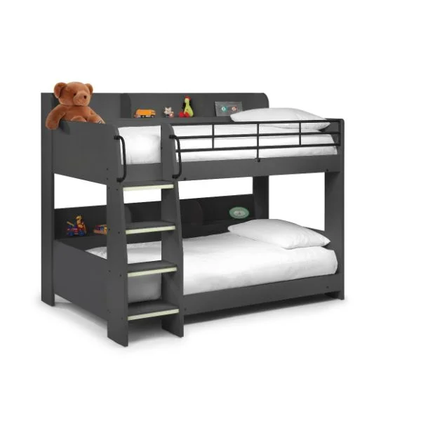 Domino Single Bunk Bed Anthracite