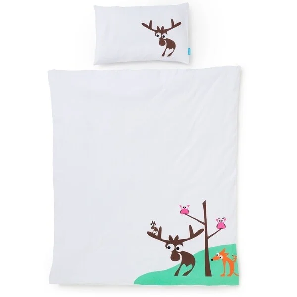 EGGKIDS SMÅLAND Bedset Crib/Duvet Cover and Pillowcase 100% Organic Cotton SMÅLAND Bedset Crib/Bed Duvet Cover