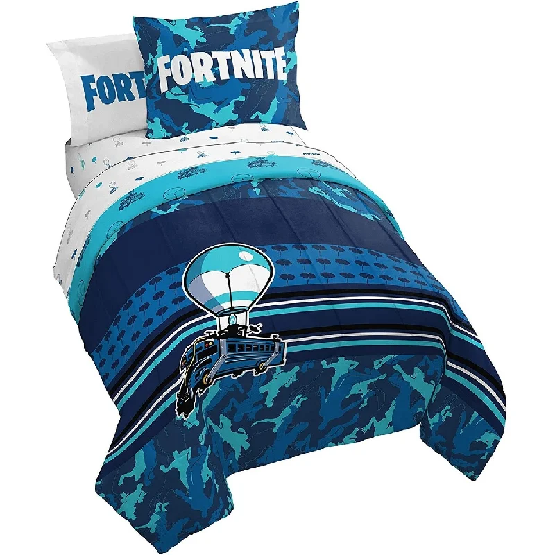 Fortnite Battle Bus Kids Bed Set