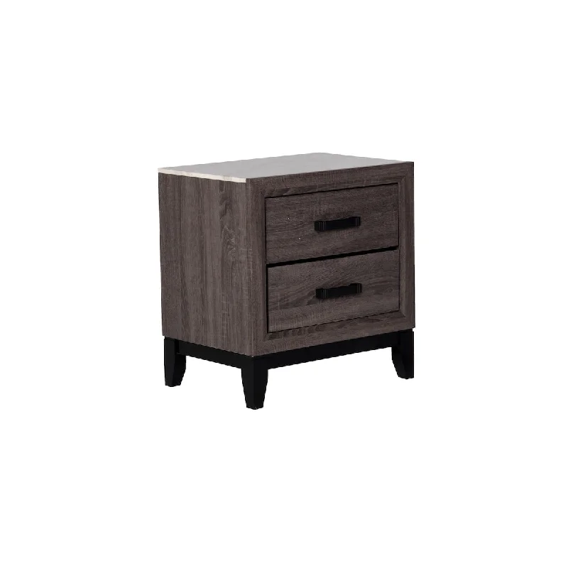 Global Furniture USA Laura Grey Nightstand