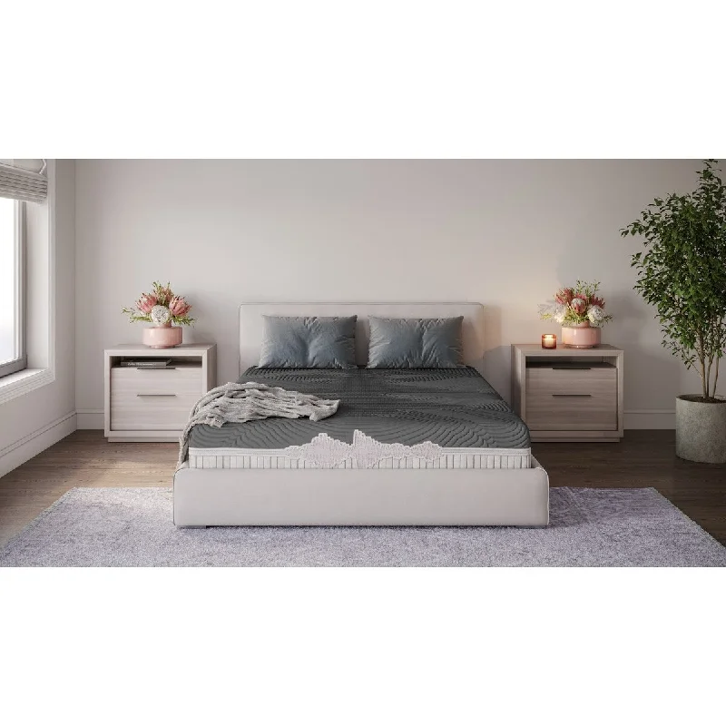 GoodVibeSleep 13 inch Soothe Hybrid Foam and Coil Mattress