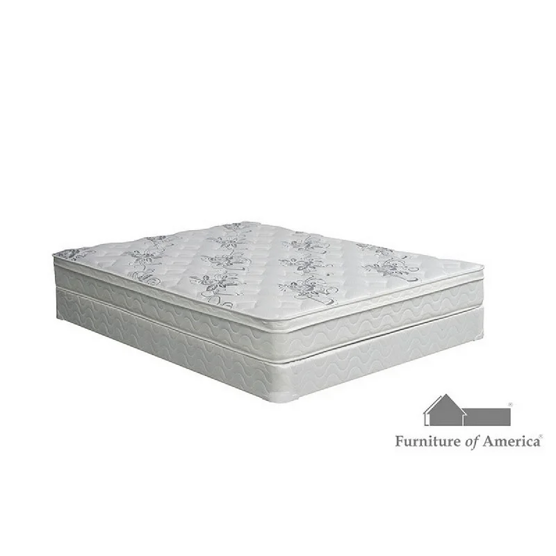 Leh 9 Inch Euro Top California King Mattress, Dense Foam, Quilted Fabric