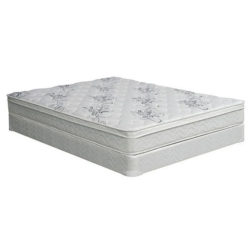 Leh 9 Inch Euro Top Twin Size Mattress, Dense Foam, 5 Layer Quilted Fabric