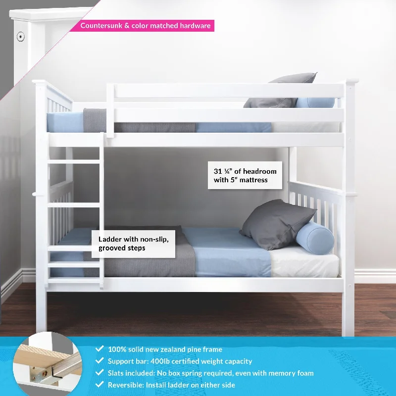 Max and Lily Twin over Twin Bunk Bed