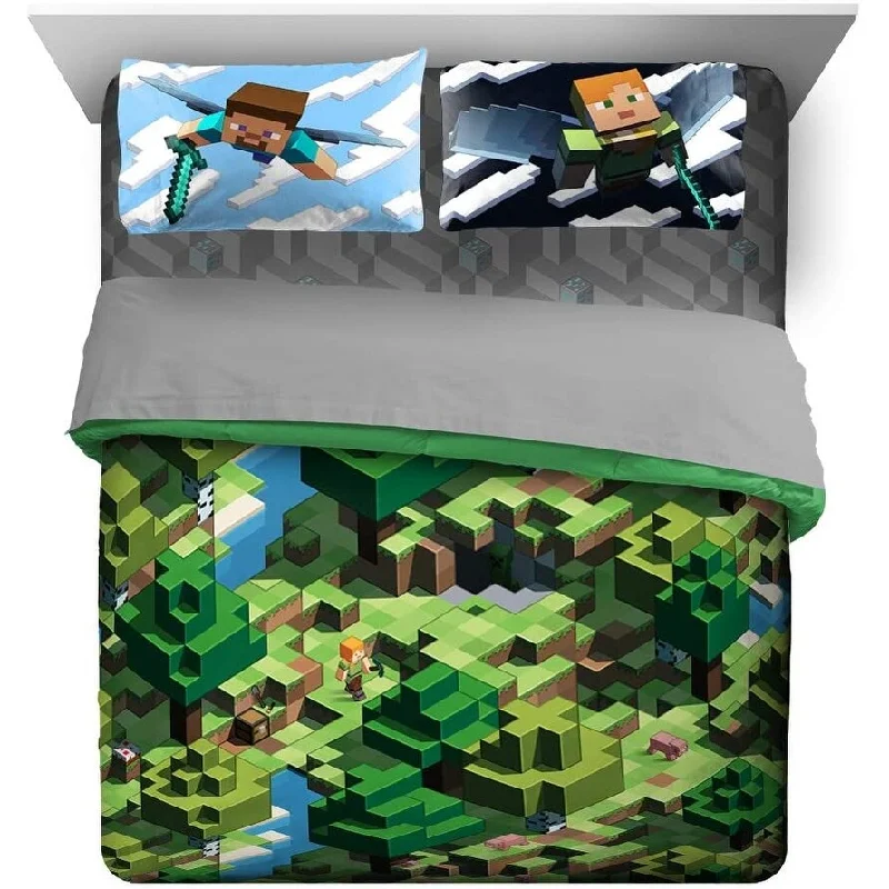 Minecraft Daytime Queen Bed Set