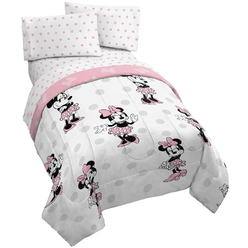 Minnie Mouse Dots Full Bed Set