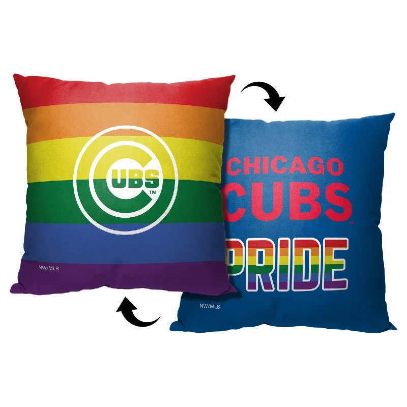 MLB Chicago Cubs Pride Series 18 Inch Throw Pillow