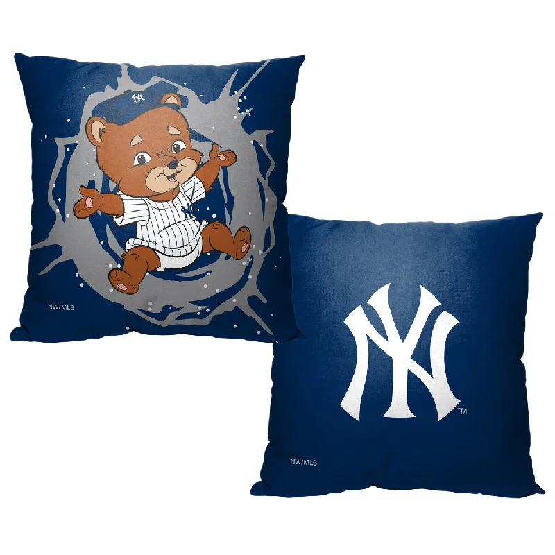 MLB New York Yankees Mascots 18 Inch Throw Pillow