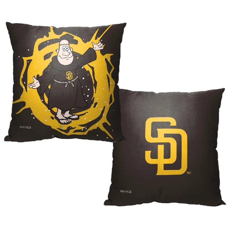 MLB San Diego Padres Mascots 18 Inch Throw Pillow