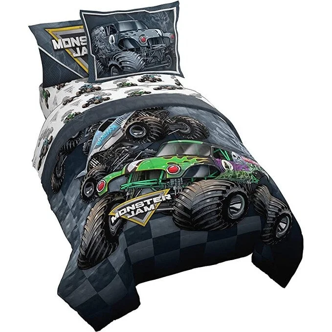 Monster Jam Slash Full Bed Set