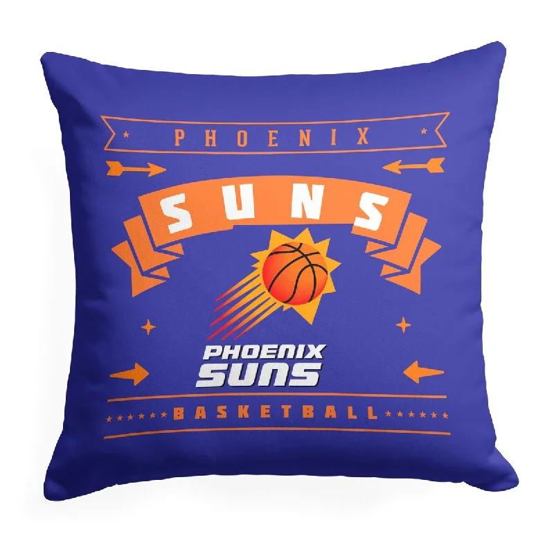 NBA Hardwood Classic Suns Printed Throw Pillow - Purple