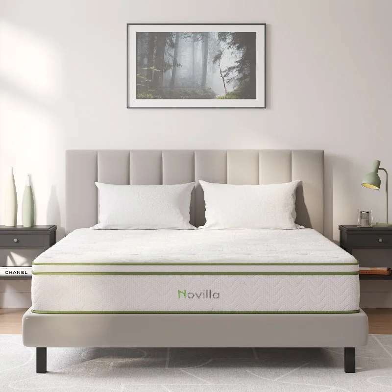 Novilla 10-inch Gel Memory Foam Hybrid Pocket Spring Full Mattress