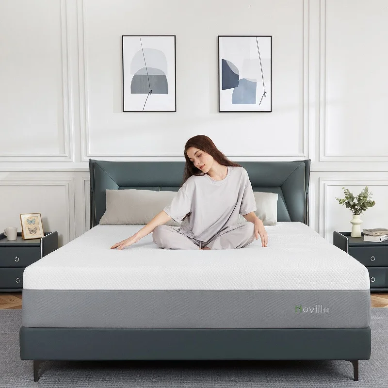 Novilla 10-inch Medium Cooling Gel Memory Foam Queen Mattress