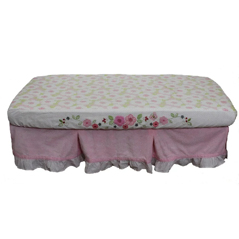 Nurture Basix Pink Garden 2-piece Bedding Starter Set