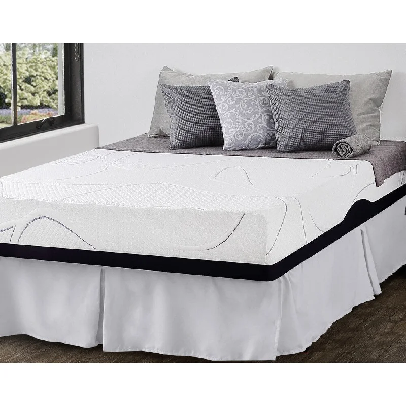 Priage by Zinus 10 inch Twin-size Gel Memory Foam Mattress and SmartBase Foundation Set