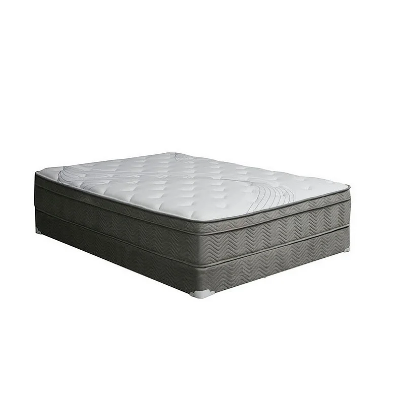 Seh 12 Inch Euro Top King Mattress, Dense Foam, Pocket Coil, Quilted Cover