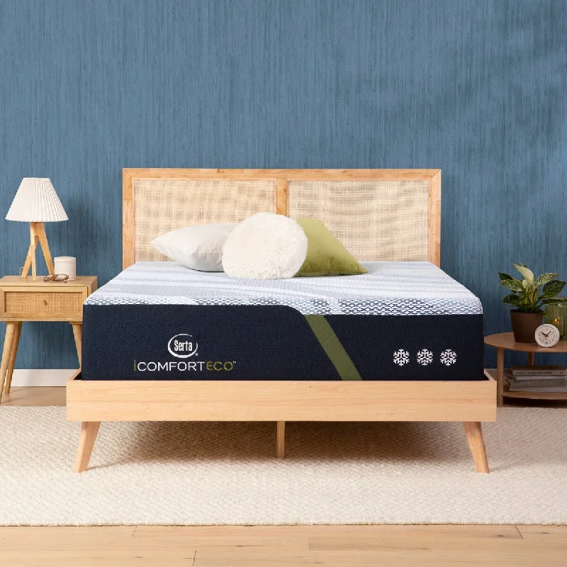 Serta iComfortECO F30LTX 14.75" Memory Foam Firm Mattress and Adjustable Base Set