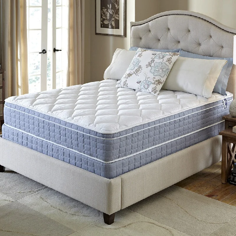 Serta Revival Euro Top Cal King-size Mattress and Foundation Set