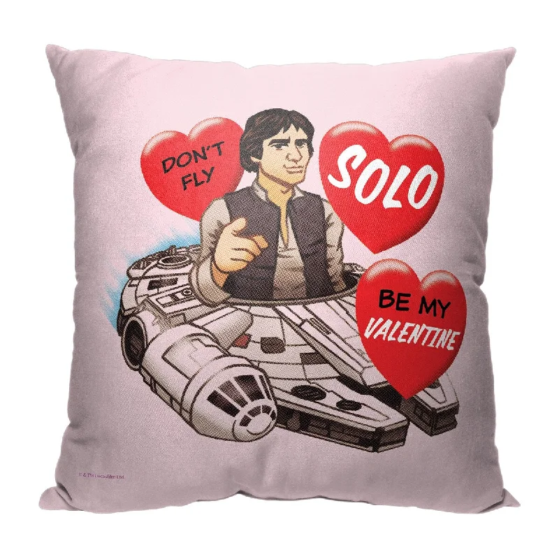 Star Wars Classic Don't Fly Solo 18 Inch Throw Pillow