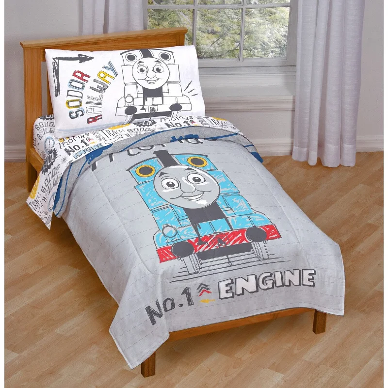 Thomas the Tank Engine Doodle Days Toddler 4-piece Bed in a Bag Set