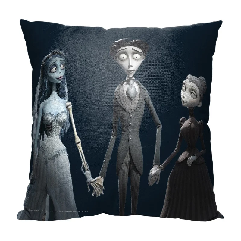 Warner Brothers Corpse Bride Victor Has Two Hands 18 Inch Throw Pillow