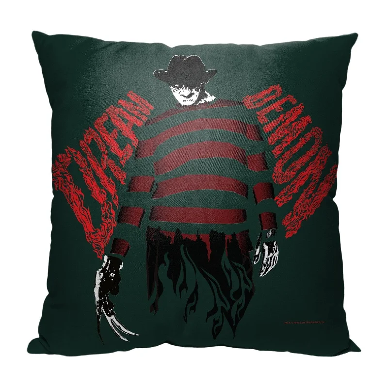 Warner Brothers Horror Nightmare On Elm Street Dream Demon 18 Inch Throw Pillow