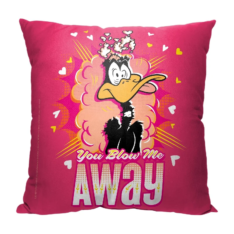 Warner Brothers Looney Tunes Blown Away 18 Inch Throw Pillow