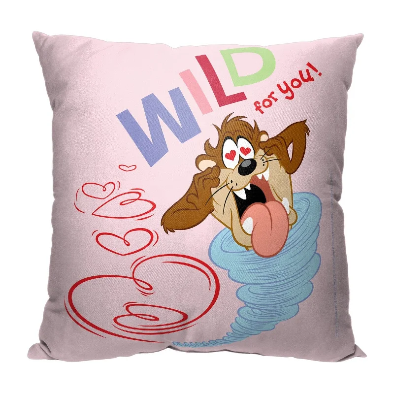 Warner Brothers Looney Tunes Wild For You 18 Inch Throw Pillow