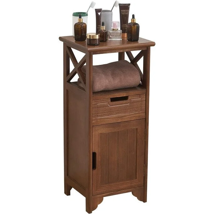 30" Tall Side Table Fully Assembled, Preassembled Nightstand with Drawer 11.8"D x 13"W x 30.1"H