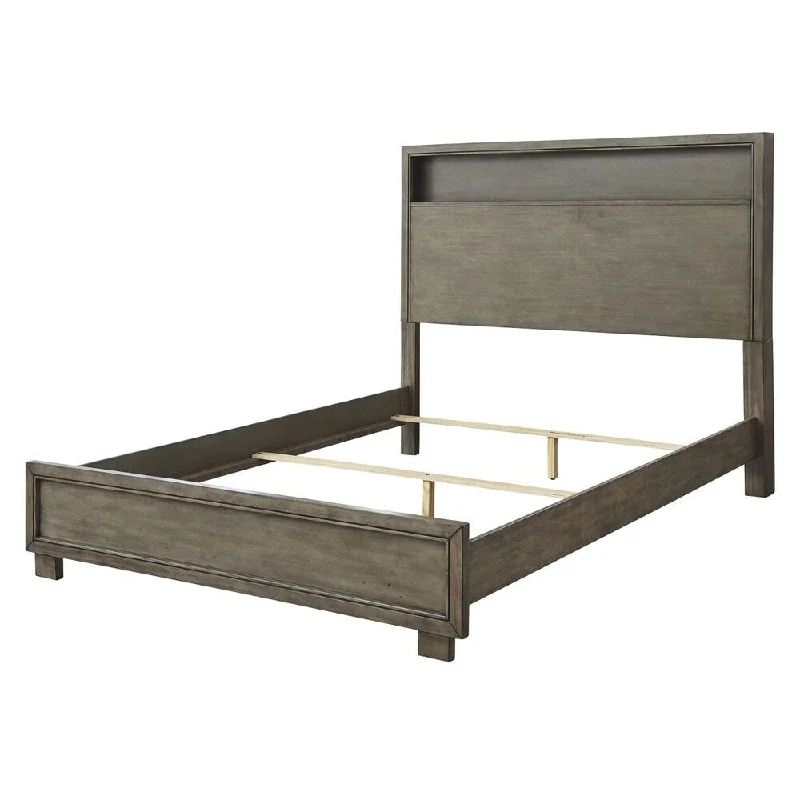 Arnett Twin Storage Headboard/Footboard - Grey