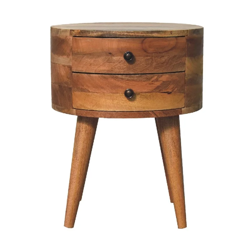 Artisan Furniture Solid Wood Odyssey Oak-ish Nightstand