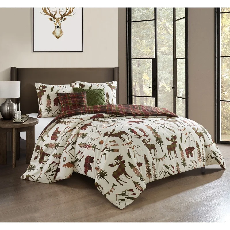 Carbon Loft Capozzoli 5-piece Reversible Comforter Set