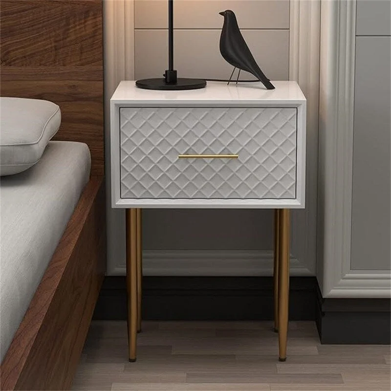 Drawer Nightstand Side Table