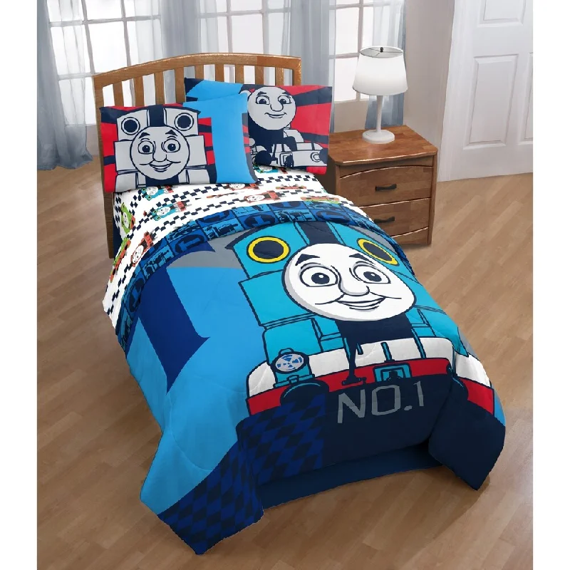 Mattel Thomas The Tank Engine T-Block 3 Piece Twin Sheet Set