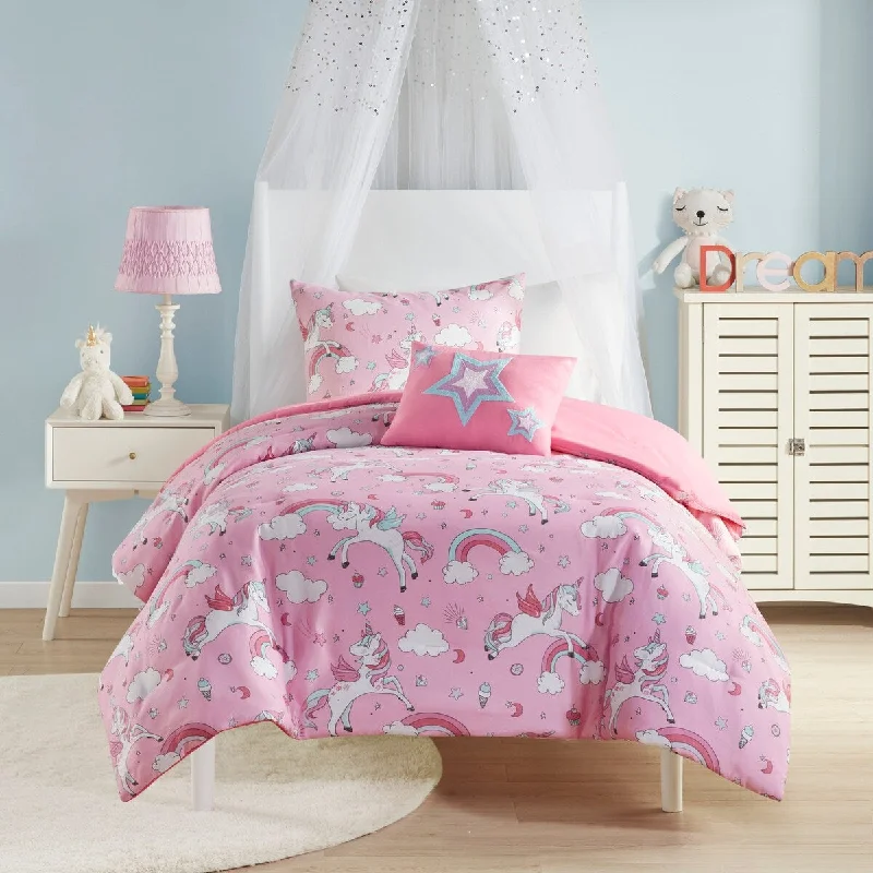 Mi Zone Kids Kristie 100% Polyester Printed Comforter Set