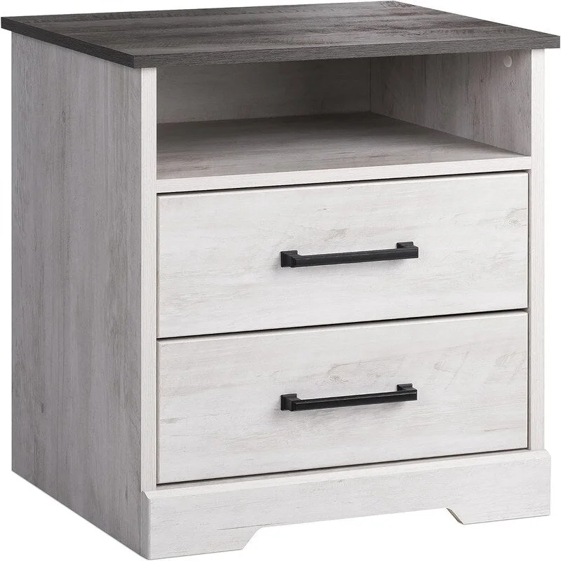 Nightstand with 2 Drawers