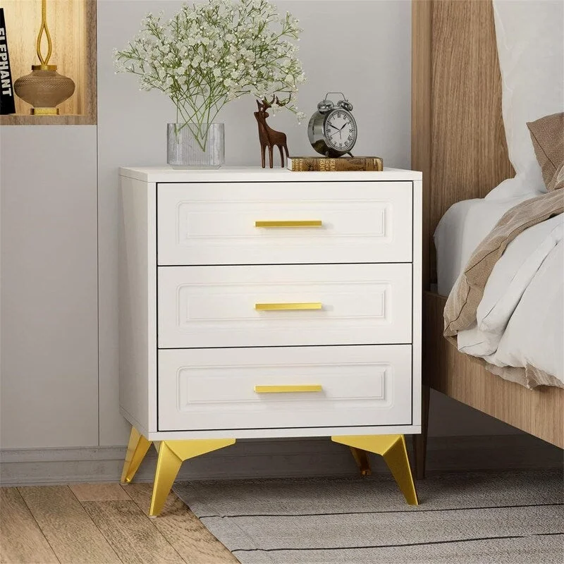 Nightstand with 3 Drawers