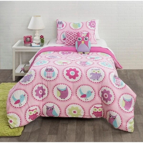 Owl Garden 5-piece Comforter Set