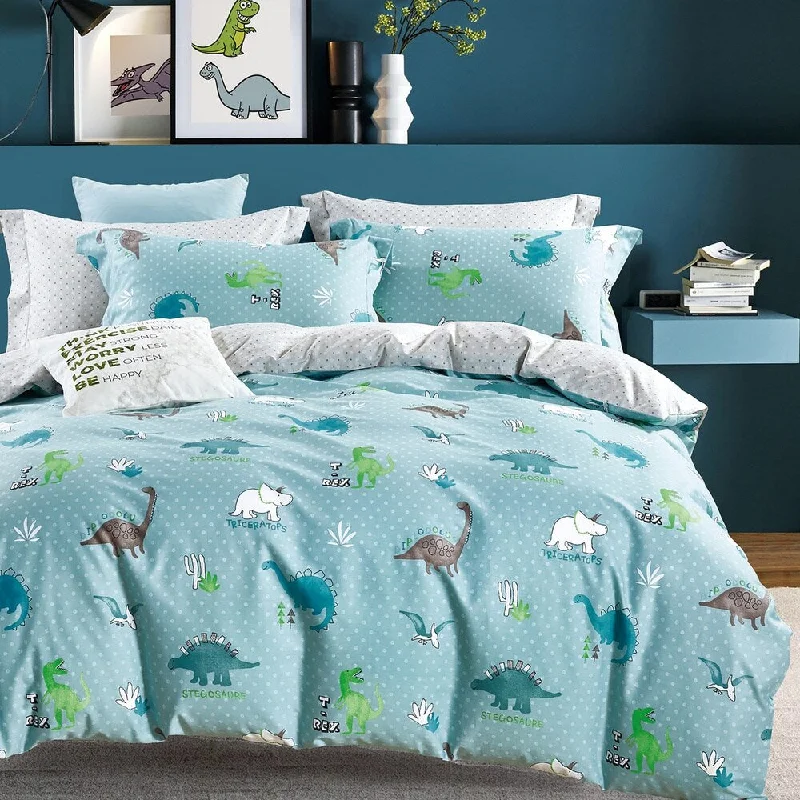 Porch & Den Bendham Dino Cotton 3-piece Queen/Full Comforter Set