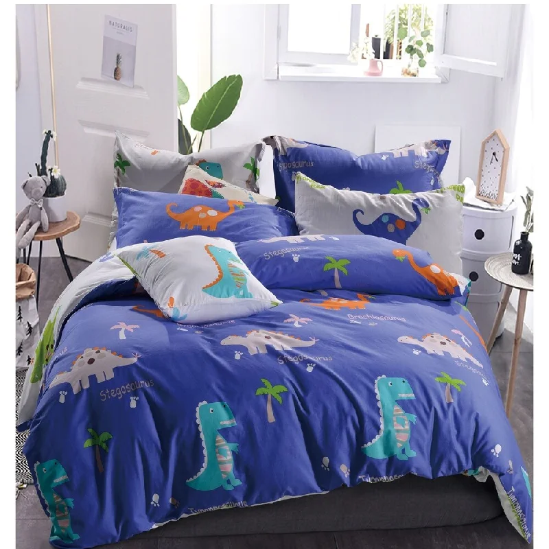 Porch & Den Hank Dino Cotton Queen/Full Duvet Cover Set