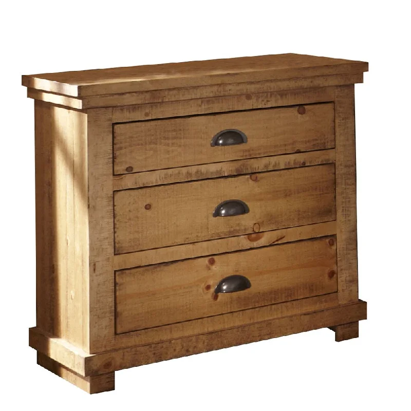 Willow Distressed Pine Nightstand