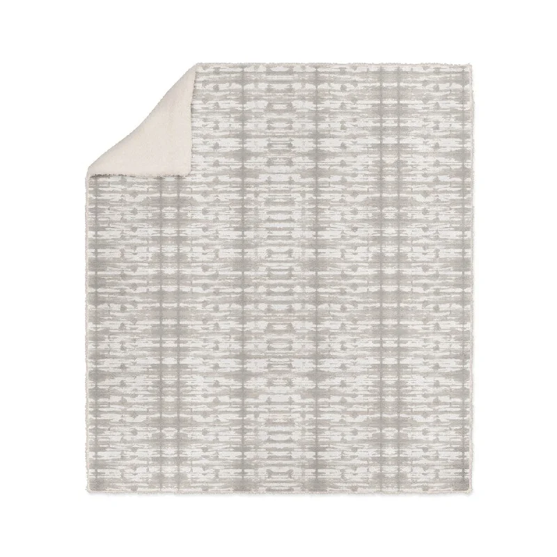 X-RAY SHIBORI BEIGE Sherpa Comforter