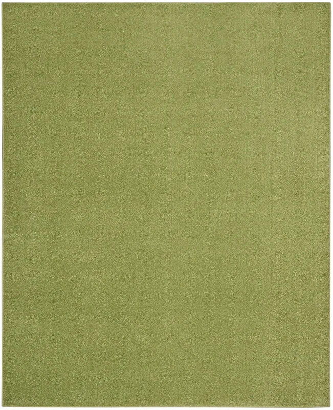 10' X 14' Non Skid Indoor / Outdoor Area Rug - Green