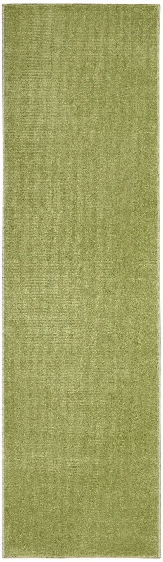 2' X 10' Non Skid Indoor / Outdoor Runner Rug - Green