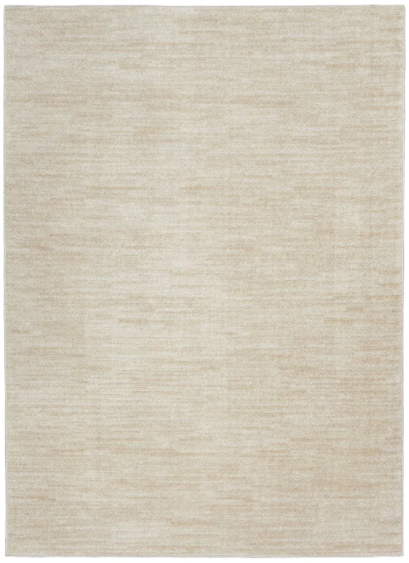 5' X 7' Non Skid Indoor / Outdoor Area Rug - Ivory / Beige